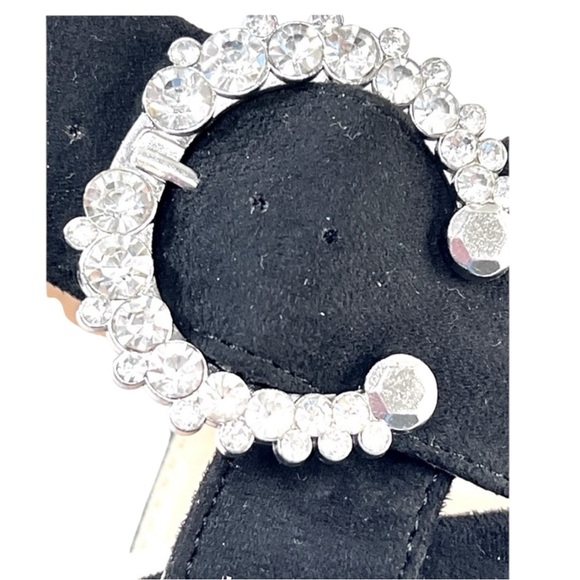 ADRIENNE VITTADINI Geno Embellished Sandals, Color Black, Size 7.5, NWOT - Picture 8 of 12